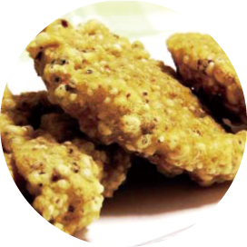 カレー風味のシリアル唐揚げ